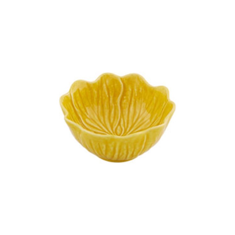 Bordallo Pinheiro Yellow Flora Bowl - 12.5cm