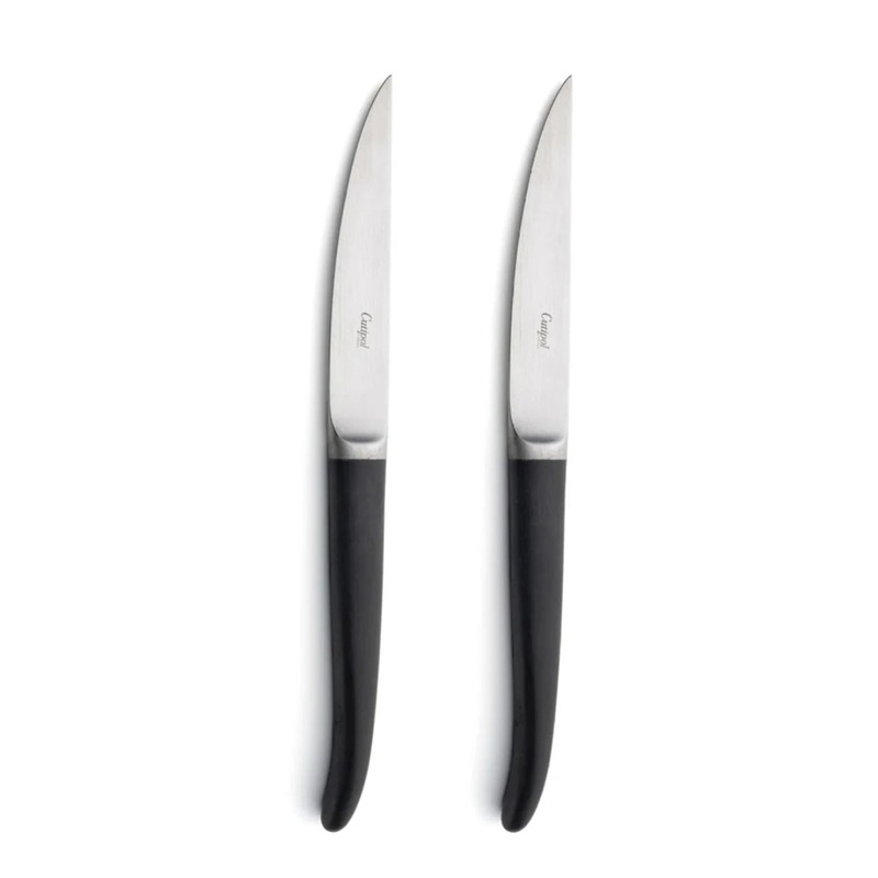 Cutipol Rib Stainless Steel Steak Knives - Pair