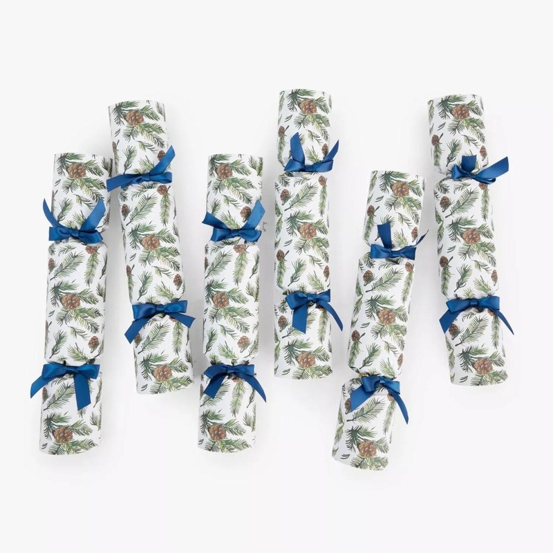 Nancy & Betty Christmas Cracker Set of 6 - Spruce