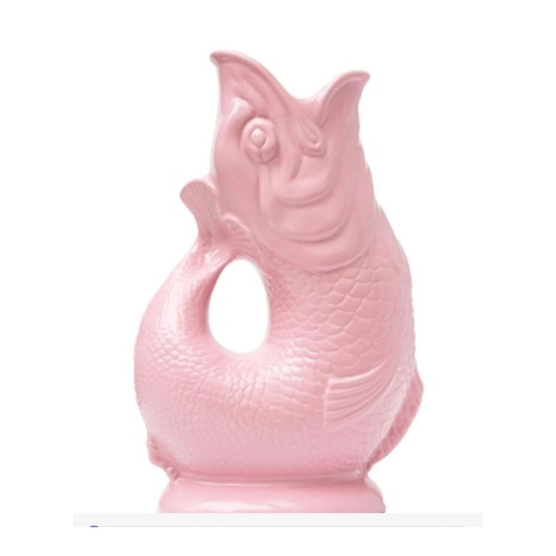 Original Fish Gluggle Jug 1.3ltr - Baby Pink