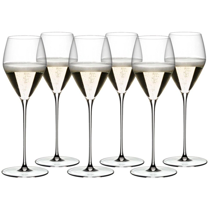 Riedel Veloce Glass Flute - Set of 6
