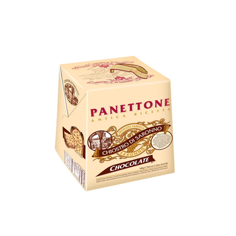 Small Chocolate Chip Panettone in Gift Box- 100g