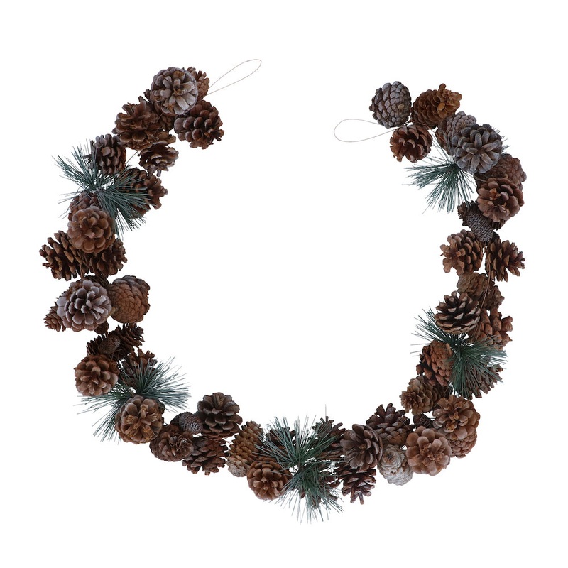Christmas Garland - Natural Cone Fir - 1.2m