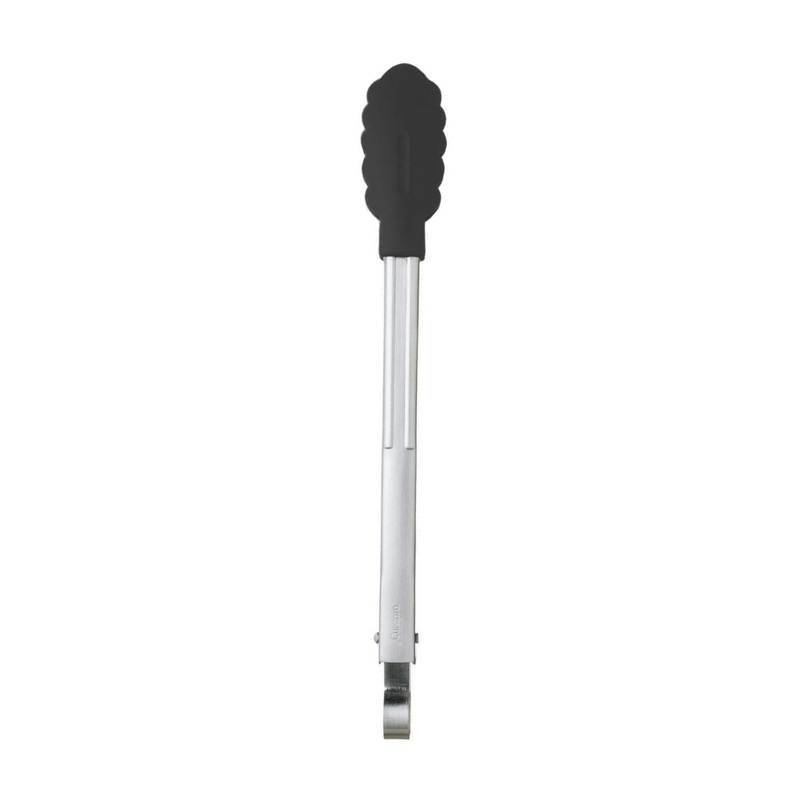 Cuisipro 30cm Silicone Locking Tongs - Black