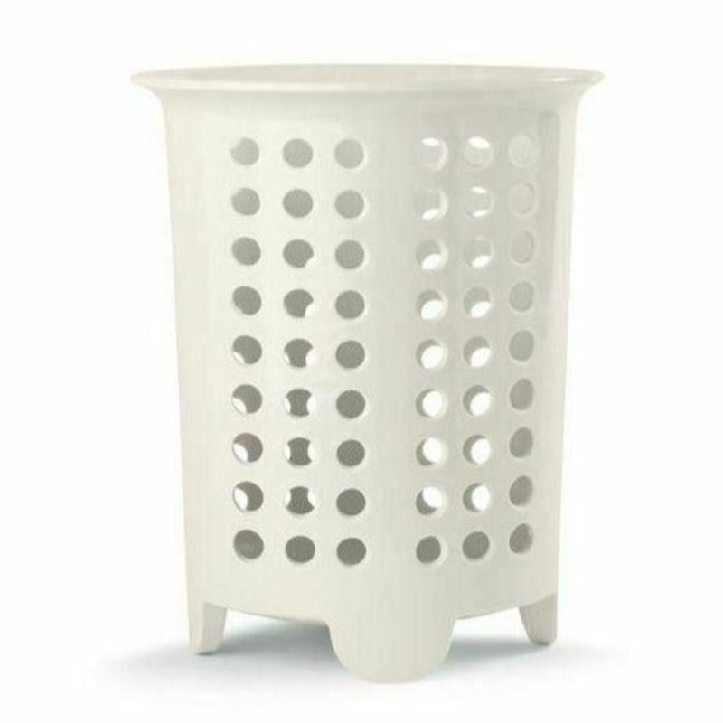 Melamine Cutlery Drainer and Utensil Holder - Cream