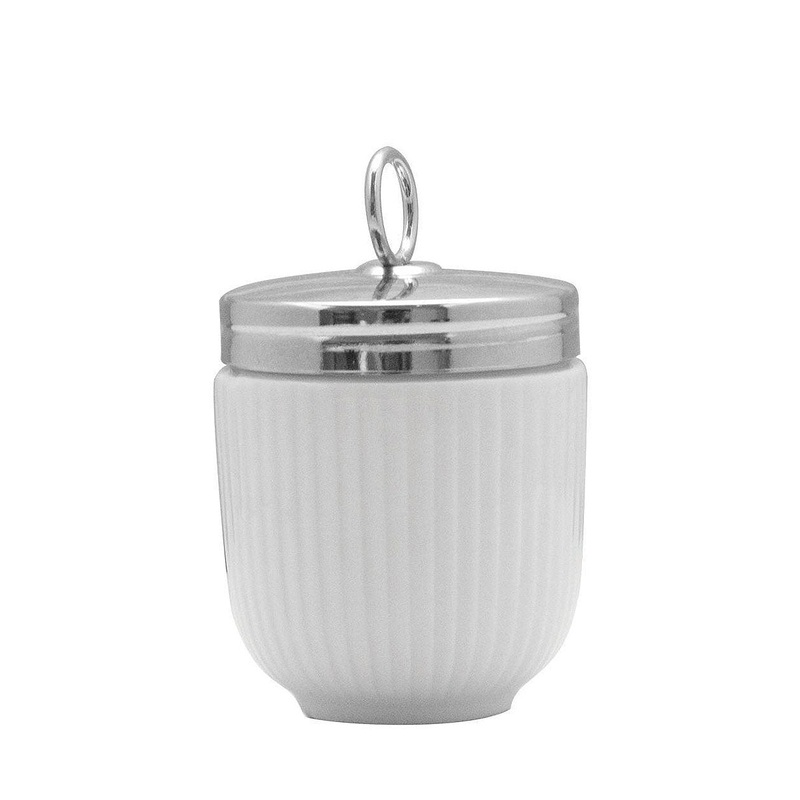 White Porcelain Egg Coddler