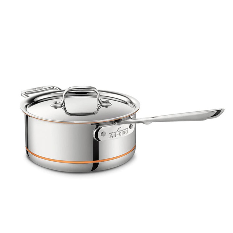 All-Clad Copper Core Saucepan with Lid 3Qt / 2.8L