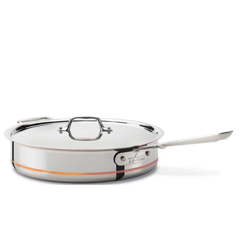 All-Clad Copper Core Saut Pan with Lid - 5Qt / 4.7L