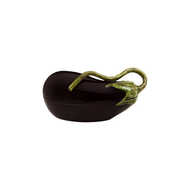 Bordallo Pinheiro Aubergine Covered Dish - 28cm