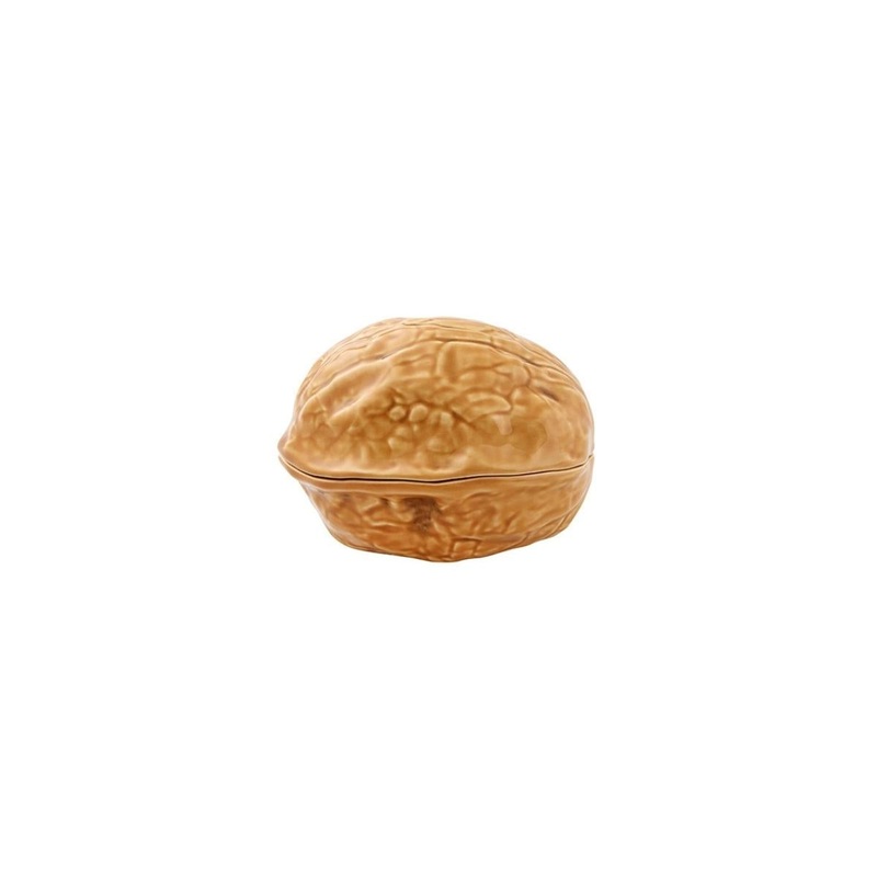 Bordallo Pinheiro Walnut Covered Dish - 15cm