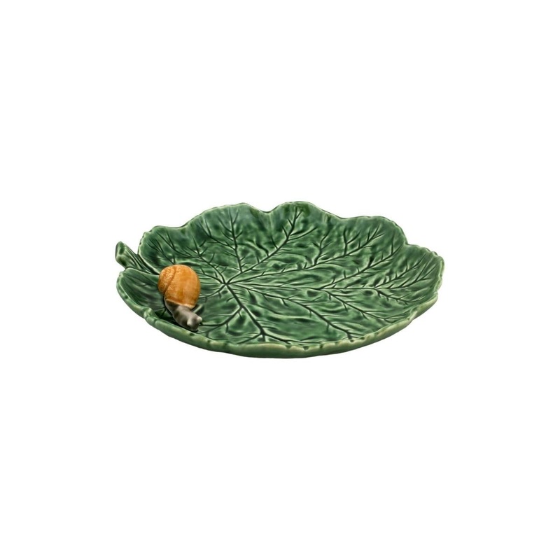 Bordallo Pinheiro Snail Leaf Dish - 29cm