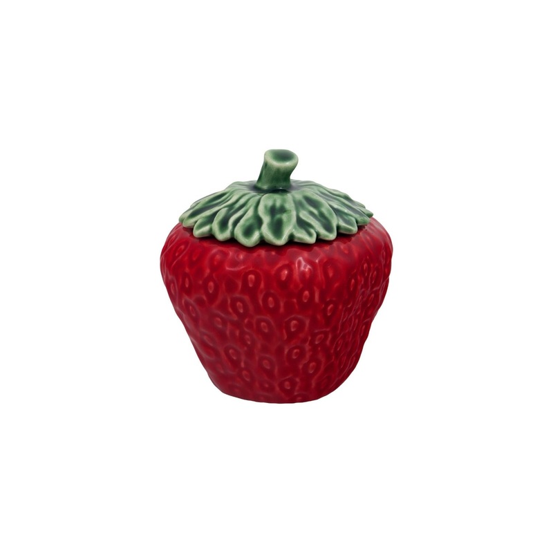 Bordallo Pinheiro Strawberry Covered Bowl