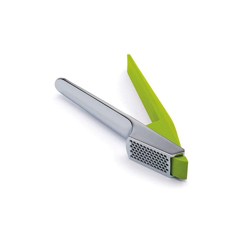 Joseph Joseph Easy Press Garlic Crusher  Green