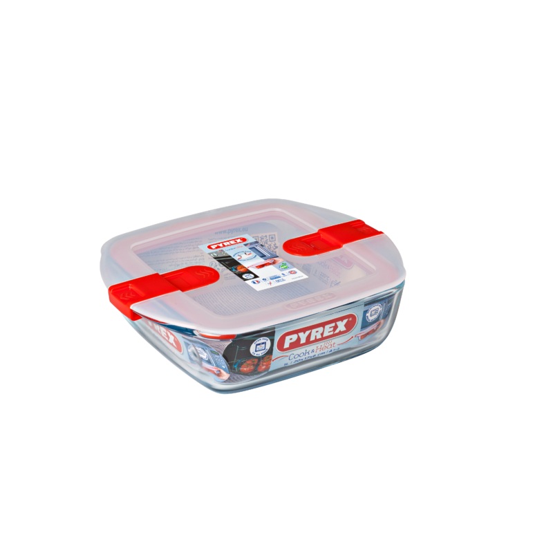 Pyrex Cook & Heat Roaster with Vented Lid - 23 x 15cm