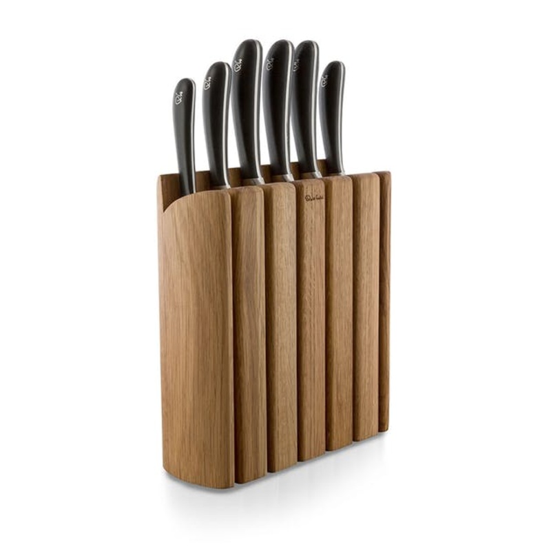 Robert Welch Signature Book Knife Block Set Oak