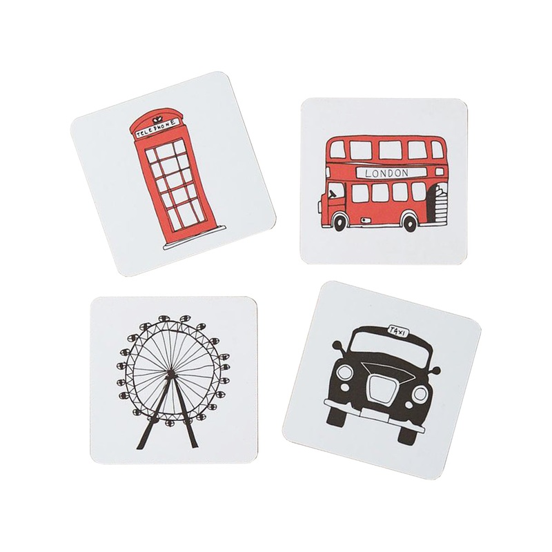 Victoria Eggs London Skyline Coasters  Set of 4