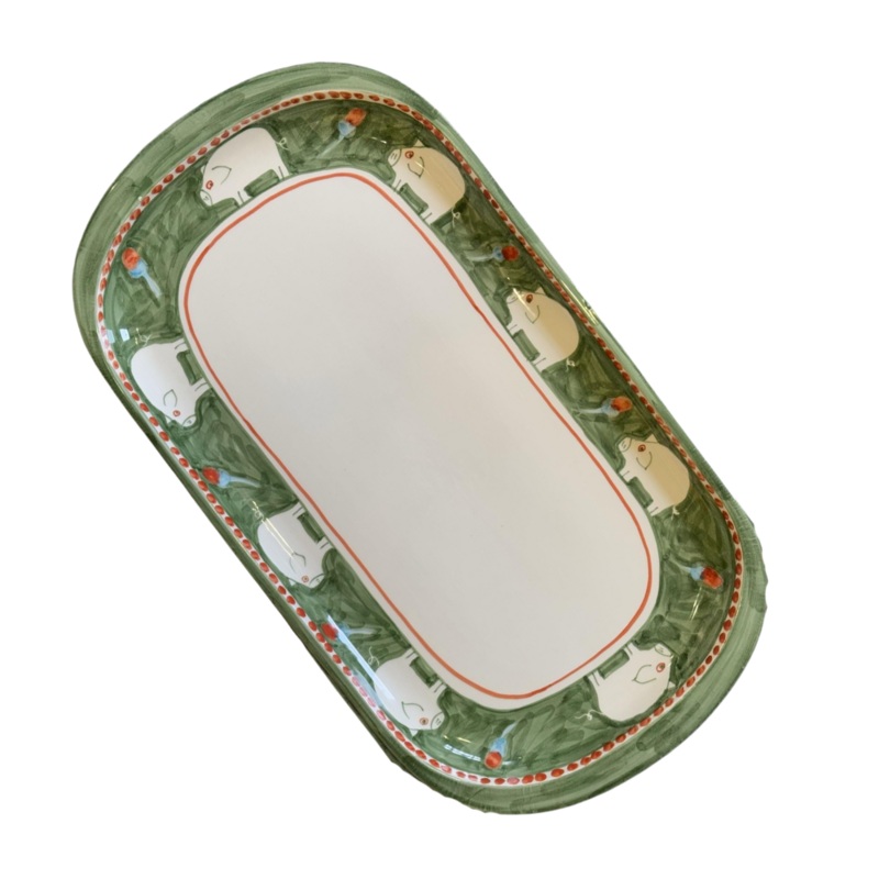 Amalfi Green Cortile Large Platter - 70cm