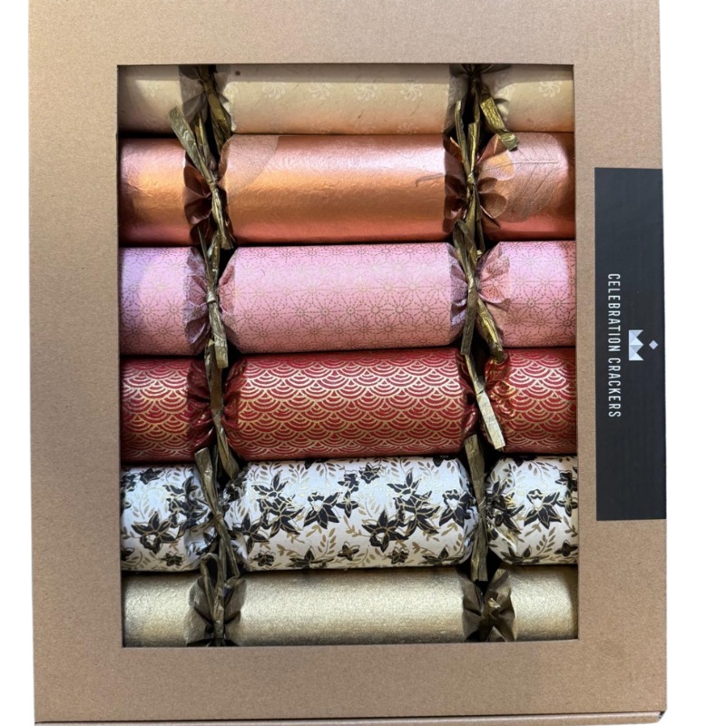 Eclectic Array Christmas Crackers - Set of 6