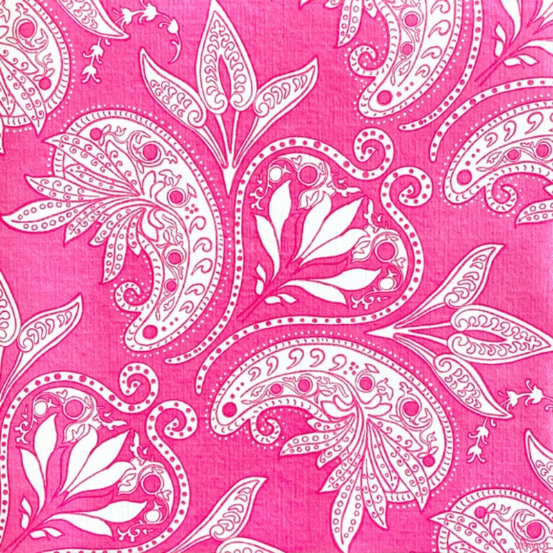 Francoise Paviot Dinner Napkins - Bangalore Pink