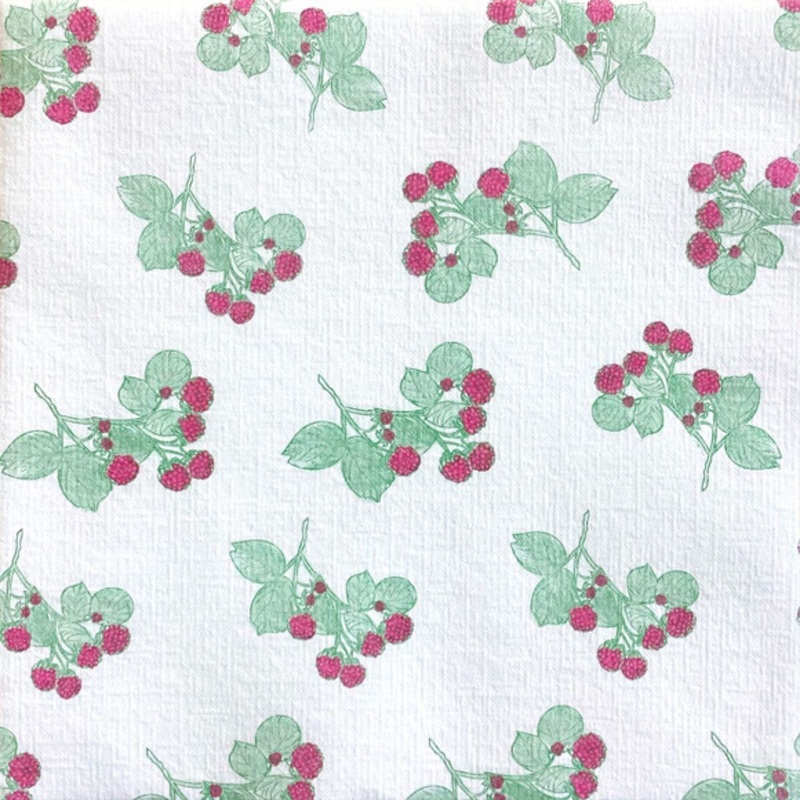 Francoise Paviot Dinner Napkins - Raspberry
