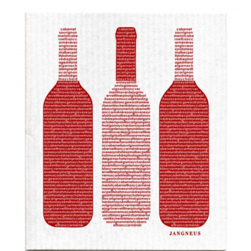 Jangneus Burgundy Wine Dishcloth