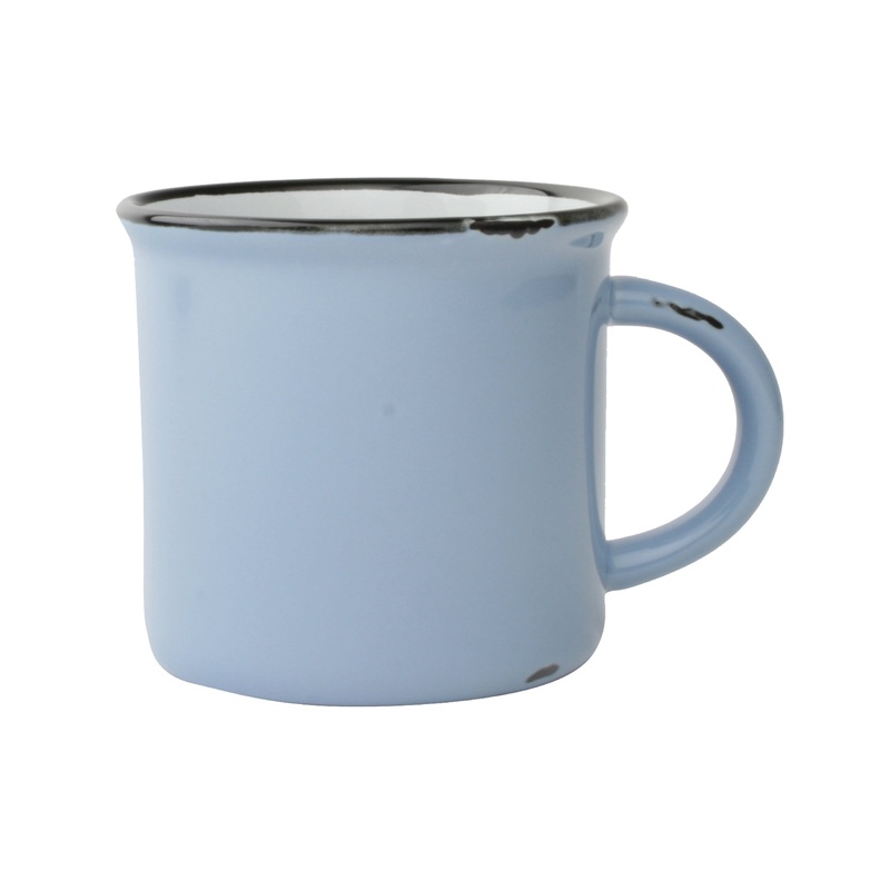Canvas Home Large Tinware Mug - Pale Blue