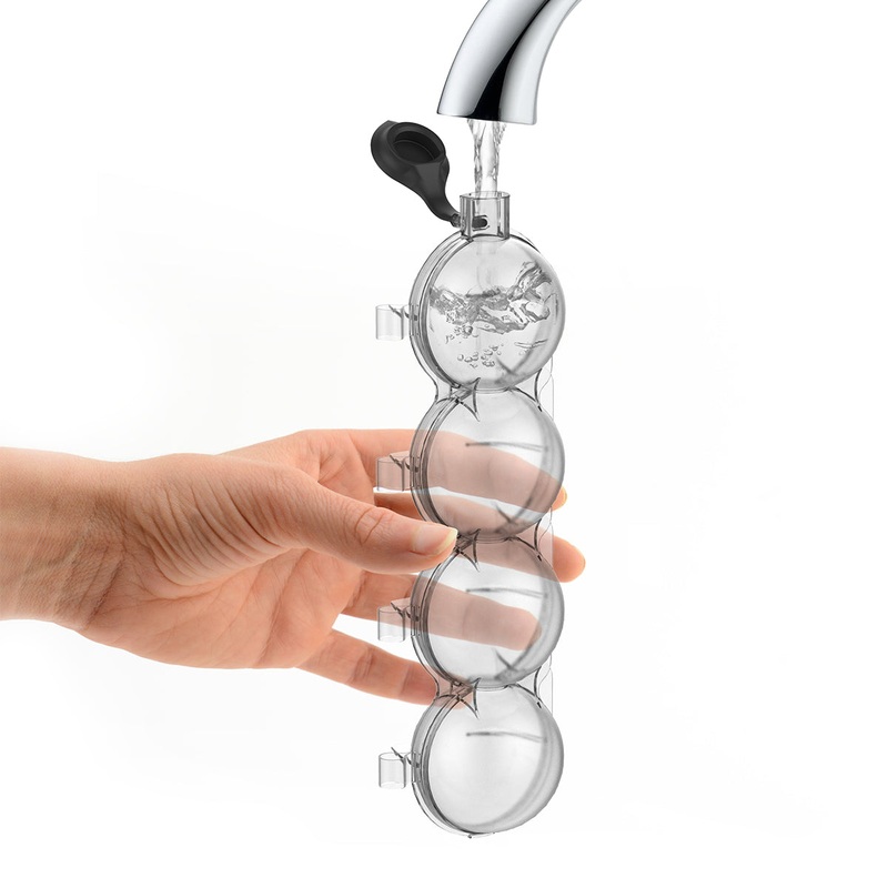 Easy Fill 4 Ball Ice Tray