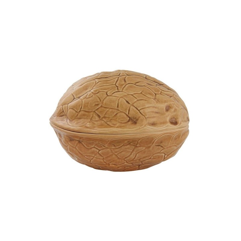 Bordallo Pinheiro Covered Walnut Dish - 32cm