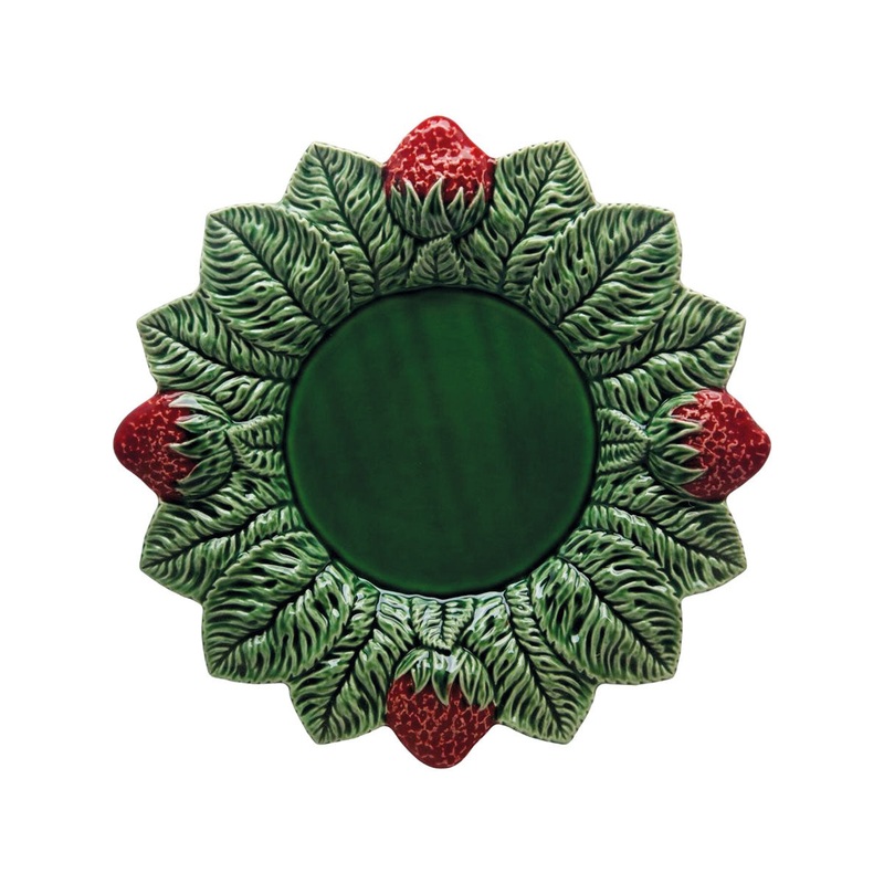 Bordallo Pinheiro Strawberry Serving Plate - 33cm