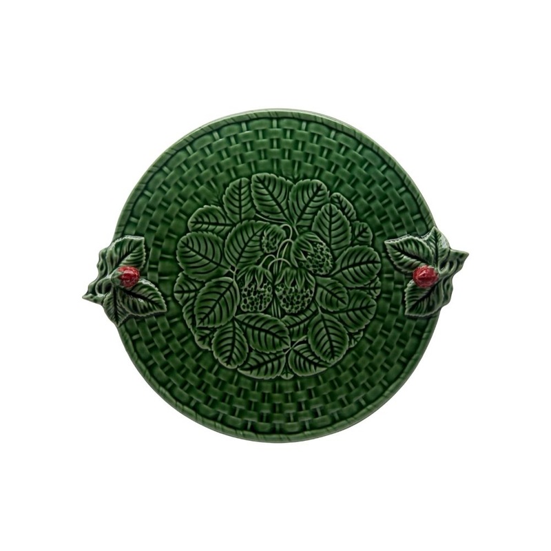 Bordallo Pinheiro Strawberry Serving Plate  37cm