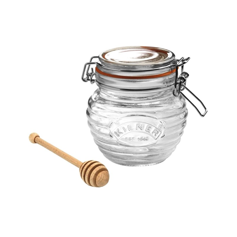 Kilner Clip Top Honeypot & Dipper