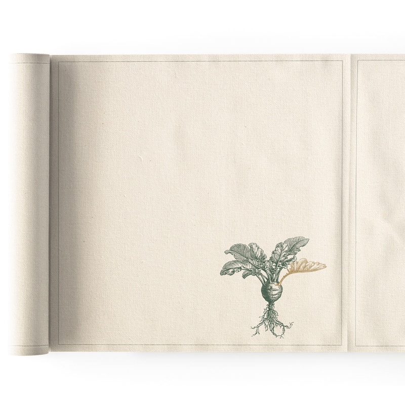 My Drap 6 Piece Napkin Roll - Veggie