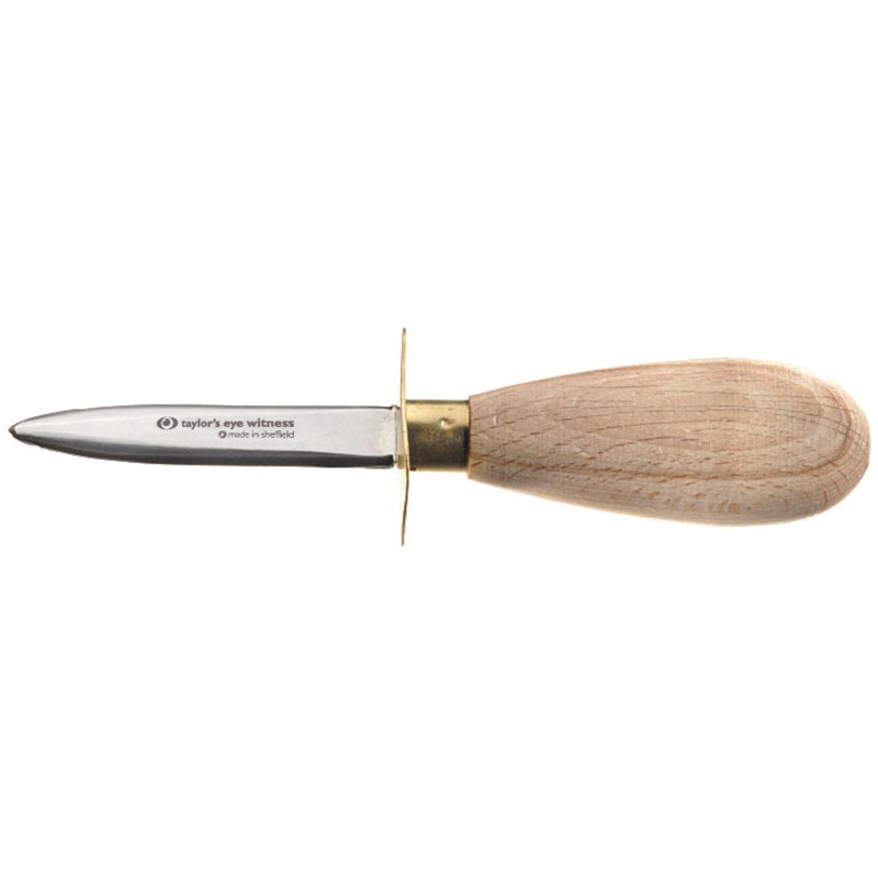 Taylors Eye Witness Oyster Knife with Beech Handle