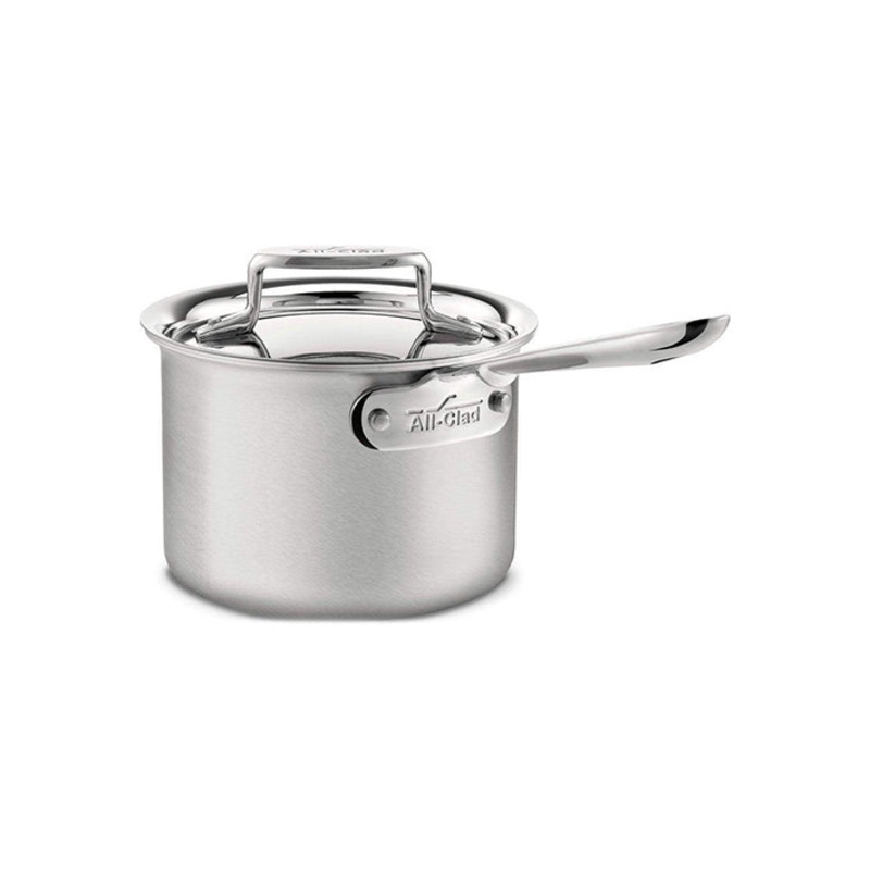 All-Clad D5 Saucepan with Lid - 2Qt / 1.9L