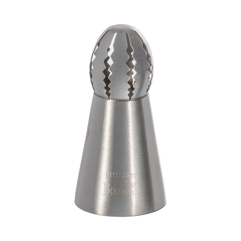 Birkmann Icing Nozzle - Serrated Tuff Flower 25mm