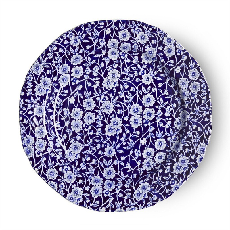 Burleigh Plate Blue Calico - 21.5cm