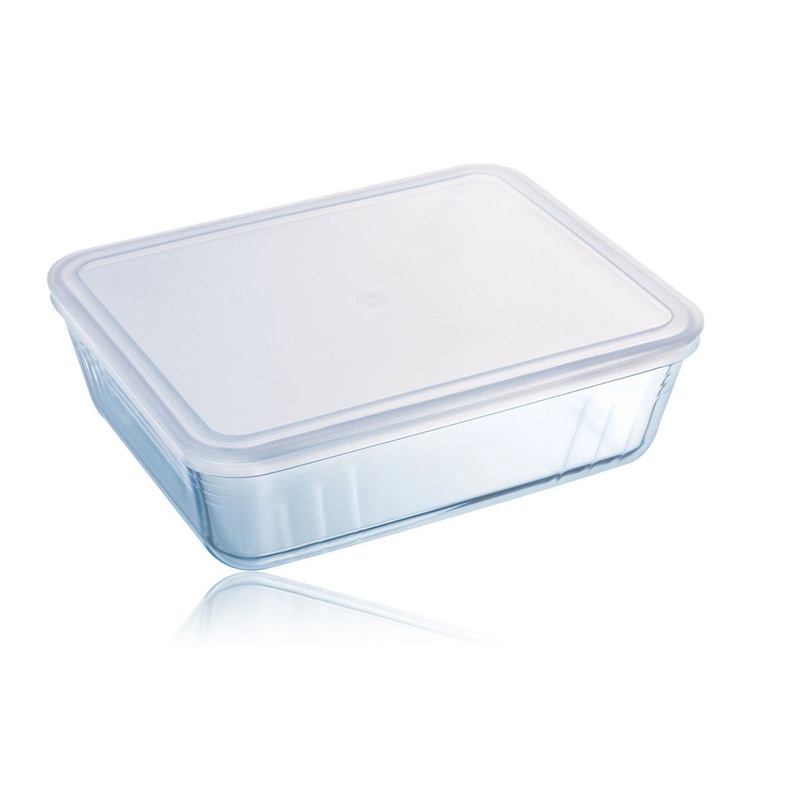 Pyrex Cook & Freeze Rectangular Dish with Lid - 27cm