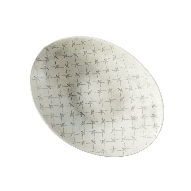 Wonki Ware Large Etosha Pebble Dish - Grey