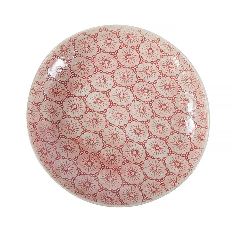 Wonki Ware Round Serving Bowl - Pimento