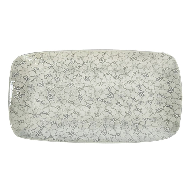 Wonki Ware Trough Platter - Grey