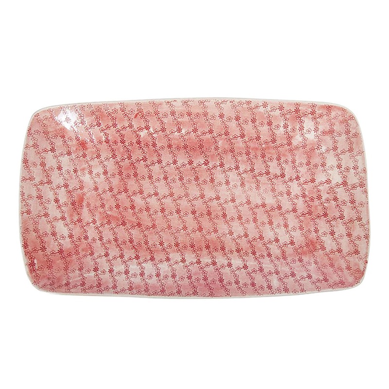 Wonki Ware Trough Platter - Pimento