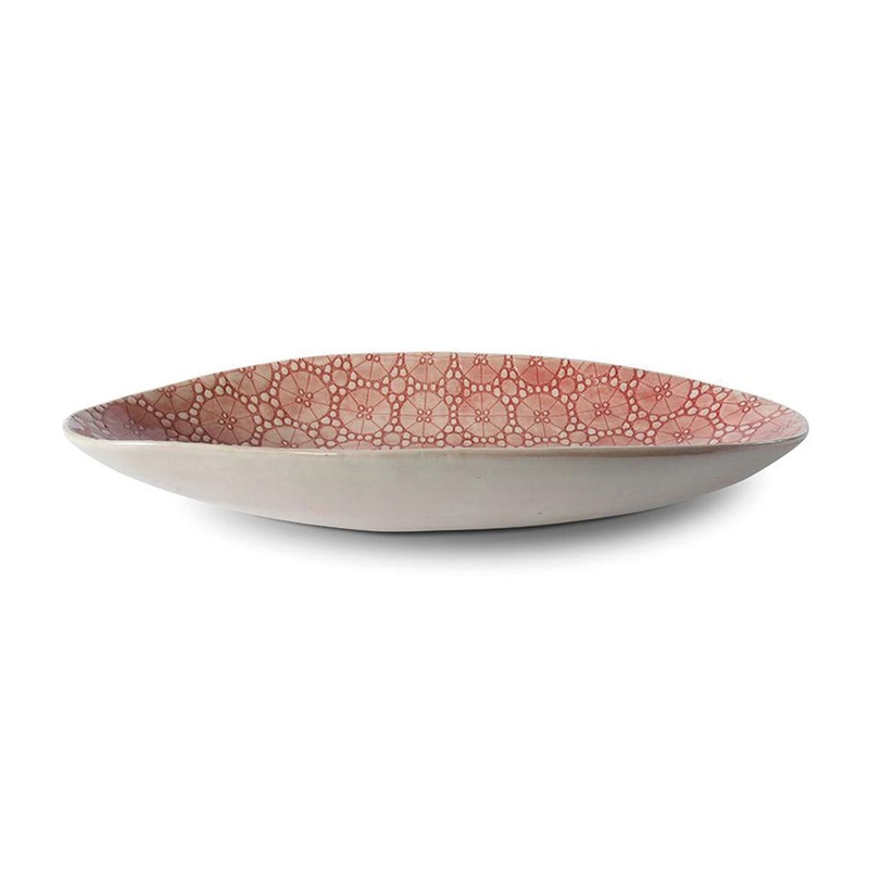 Wonki Ware XLarge Etosha Pebble Dish - Pimento