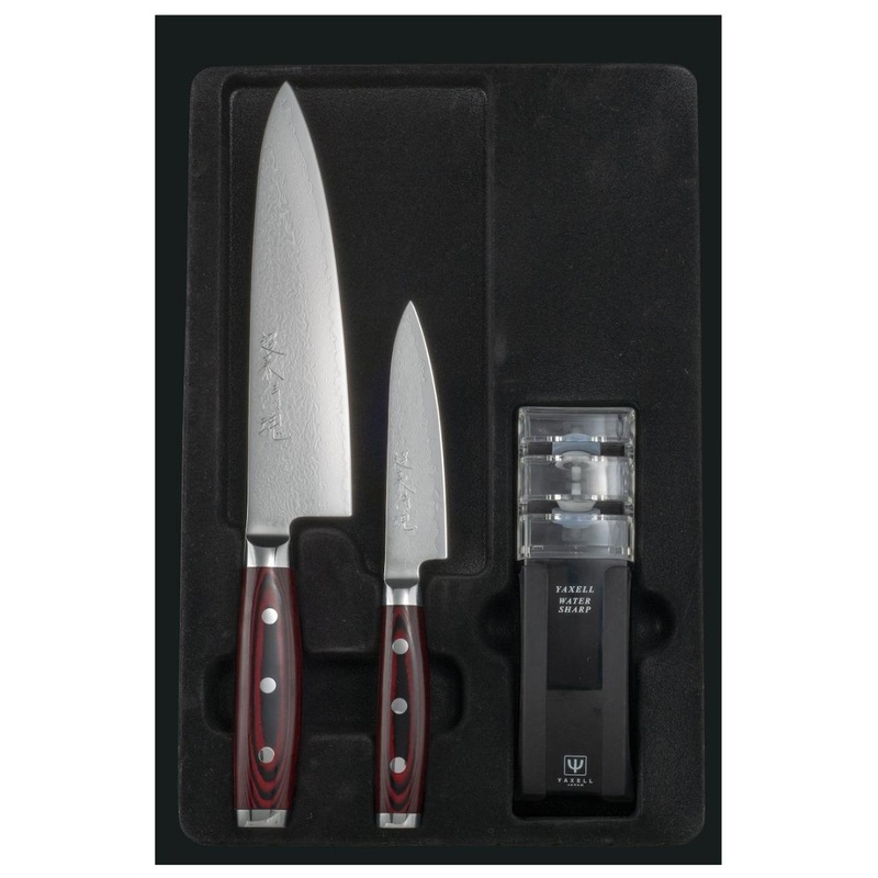 Yaxell Super Gou 2 Piece + Sharpener