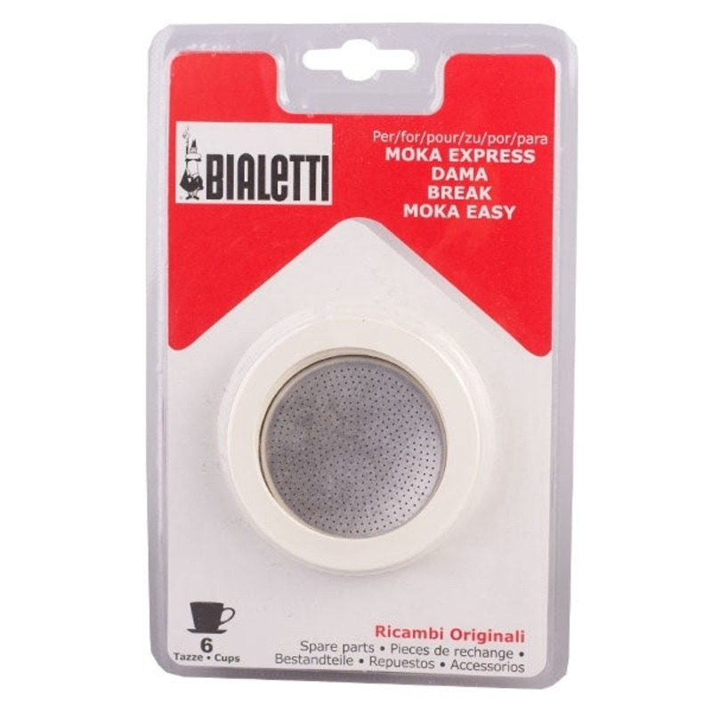 Bialetti Moka Express Replacement Seal Set - 6 Cup