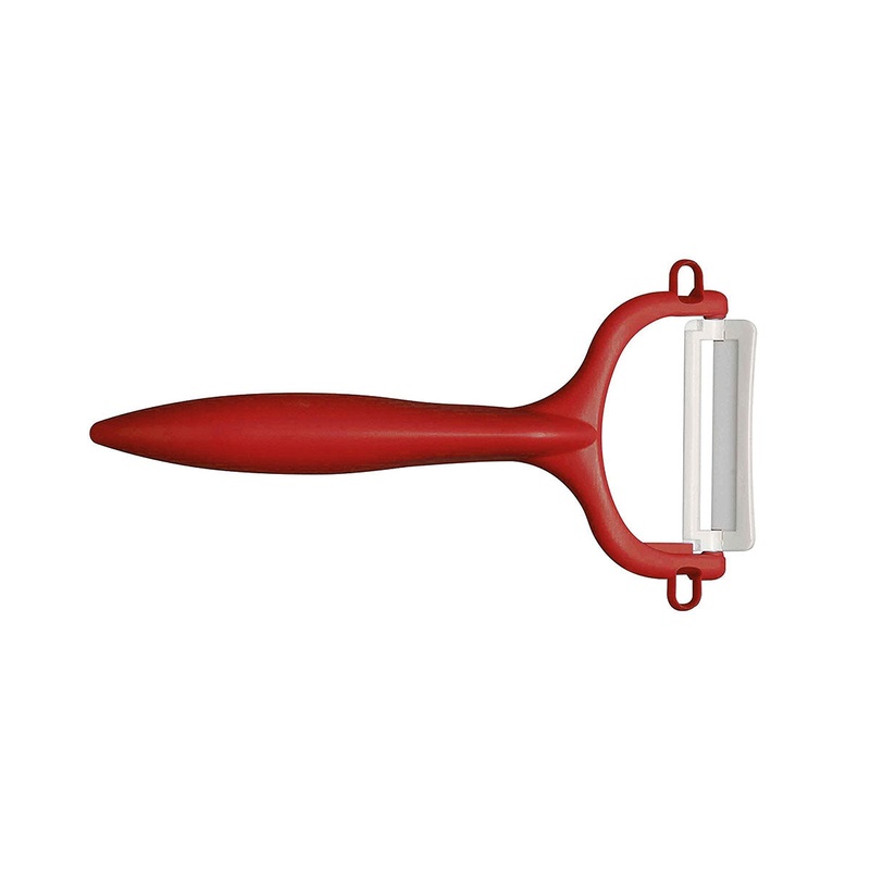 Kyocera Japanese Ceramic Peeler Horizontal - Red
