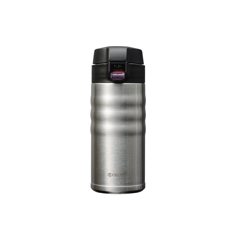 Kyocera Stainless Steel Japanese Ceramic Travel Mug - Stainless Steel