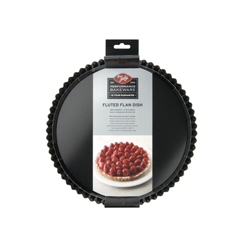 Tala Performance Non-Stick 28cm Fluted Flan & Tart Dish