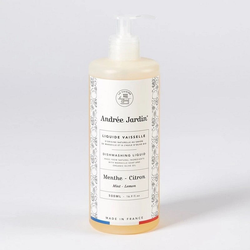 Andre Jardin Organic Olive Dishwash Soap - Lemon & Mint