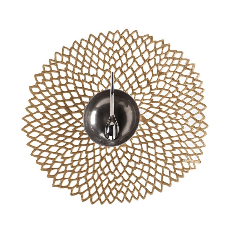 Chilewich Dahlia Placemat - Brass