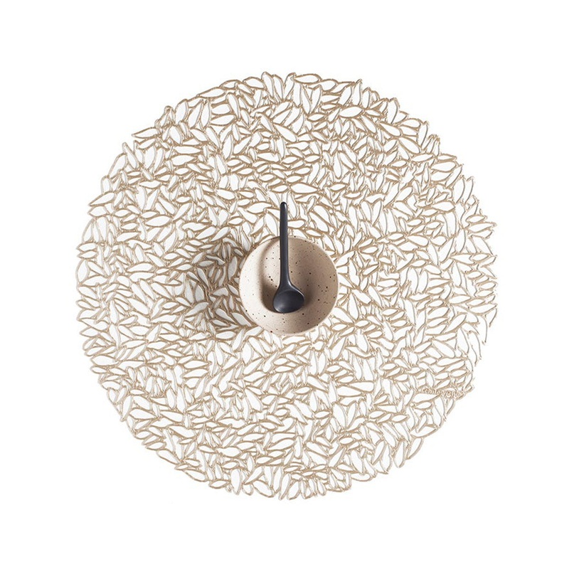 Chilewich Petal Round Placemat - Champagne